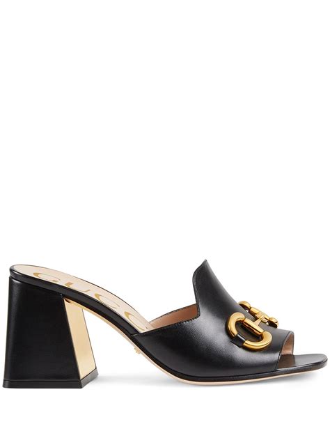 gucci suede mules sandal rubber|Gucci black velvet mules.